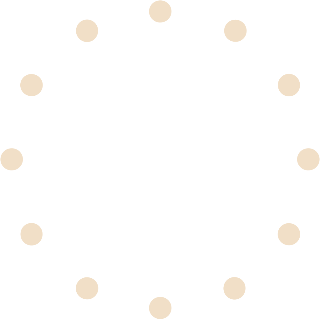 Passed Recordings clock logo (beige)